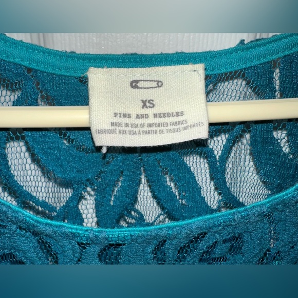 Turquoise Mesh Top XS From PINS AND NEEDLES - Picture 4 of 4